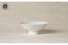 ろくろの現代の名工 矢鋪與左衛門作【白磁 平盃】有田焼 器 うつわ 盃 酒器 伝統工芸 A65-26
