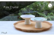 【まるふくオリジナル】有田焼 Pale Crystal 高台小皿 2点セット 食器 うつわ 器 デザート皿 グラデーション A20-510