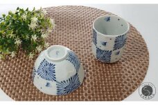 有田焼 惣太窯 市松蛸千鳥紋 お茶碗・お湯のみセット 白峰堂 食器 うつわ 器 持ちやすい A25-465