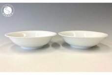 中仙窯 有田焼 白磁 シチュー皿 2枚セット 中尾純作 作家 作家物 白磁 白 器 食器 シチュー皿 カレー皿 パスタ皿 ペア 伝統工芸 A60-79