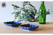 有田焼 ルリ釉縁錆菱型皿 2個セット【ARITAYAKI-STORE】食器 デザートうつわ 皿 ハンドメイド おもてなし 高級食器 和食器 A20-534