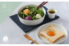 有田焼 UTSUA PlateMedium & BowlMedium & CupSmall / Light beige 3点セット【まるぶんオリジナル】食器 器 うつわ 皿 鉢 プレート ボウル カップ シンプル おしゃれ ホワイト A40-385