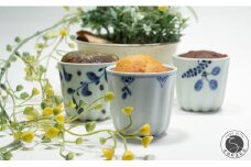 人気のお菓子屋さん♪ 有田器菓 ありたかっぷけーき 3個入り【杏慕樹】うつわ付 有田焼 ケーキ そばちょこ 器 ギフト プレゼント 贈答 F12-37