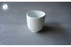 有田焼 白妙磁湯呑W【晩香窯・庄村久喜】食器 うつわ 器 湯呑 おしゃれ プレゼント モダン シンプル お茶 白 A30-513