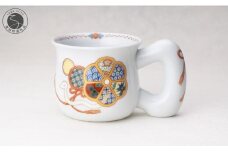 有田焼 黄金蛇吉祥紋 モーニングカップ【深川製磁】干支 お正月 縁起物 巳年 A55-120