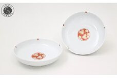 有田焼 桜丸紋 ペアアルテ・プレート【深川製磁】食器 器 うつわ 和食器 縁起柄 A40-339