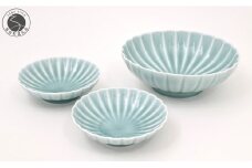有田焼 青磁 菊割セット【深川製磁】食器 器 うつわ 和食器 青磁釉 A30-534