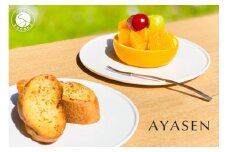 有田焼 シンプルモダンプレート 2枚セット 白マット【あや千】食器 器 うつわ おしゃれ 取り皿 パン皿 デザート皿 ケーキ フルーツ A18-111