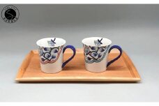 有田焼 惣太窯 マグペア 2個セット 藍彩牡丹【白峰堂】食器 器 うつわ マグカップ 手描き A30-544