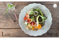 有田焼 amiプレート古代釉 Lサイズ【24to3 西富陶磁器】食器 器 うつわ ワンプレート アンティーク A25-529