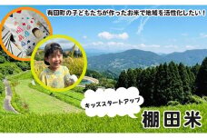 有田町の子どもたちが作ったお米で地域を活性化したい！キッズスタートアップ 有田の棚田米 おいしい米 3kg【大吉村】有田町 米 おいしい 3キロ 3kg 棚田 地域 活性化 地域おこし 保育園 保育園児 K20-6