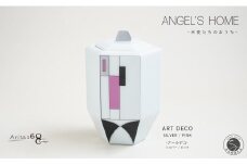 有田焼 Angel’s home 天使たちのおうち ARTDECO SILVER / PINK -アールデコ- シルバー / ピンク【よう楽庵・たかす】六角型 ペット 骨壺 小型犬 犬骨壺 猫骨壺 動物骨壺 仏具 ミニ 骨壺 メモリアルポット A120-33