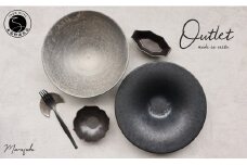 【アウトレット】有田焼 Black 5点 詰め込み set【まるふく】食器 器 うつわ モダン セット 黒 おしゃれ 数量限定 福袋 A55-124