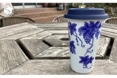 有田焼 Traveling Tumbler / Grape トラベリングタンブラー 葡萄【 幸楽窯 / YUIKA Lab 】コンビニ コーヒー Mサイズ 食器 器 カップ ぶどう A11-78