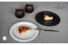 有田焼 20cm 円リムプレート 黒陶 / 鉄粉釉 2枚 セット【金善製陶所】食器 プレート 皿 黒 白 モダン デザイン 陶磁器 おしゃれ ペア 取り皿 ギフト 電子レンジ対応 25000円 A25-571