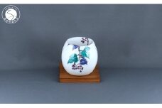有田焼 茶香炉〈山ぶどう文〉【赤絵白磁硯処 雪月花】手描き 伝統工芸 香炉 赤絵 インテリア  80000円 8万円 A80-54