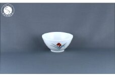 有田焼 姫碗〈蘭文〉【赤絵白磁硯処 雪月花】食器 器 うつわ お茶碗 おちゃわん  30000円 3万円 A30-583