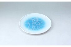 有田焼 泡 frame ラウンドプレート 16cm Blue【やま平窯】食器 器 うつわ 磁器 陶磁器 皿 プレート 取皿 中皿 ブルー 青 海 ギフト A18-139