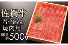 【贈答箱】佐賀牛 希少部位イチボ・トモサンカク 焼肉用 計500g | 佐賀牛 牛肉 肉 お肉 ギフト 焼肉 焼き肉 希少部位 イチボ トモサンカク 国産