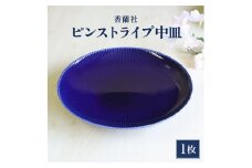 香蘭社◆有田焼◆ピンストライプ(R)中皿1枚 | 佐賀 佐賀県 皿 お皿 食器 ギフト 有田焼 工芸品 器