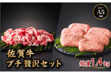 佐賀牛プチ贅沢セット ハンバーグ150g×6個・切り落とし500g | ハンバーグ ふるさと納税 佐賀牛 肉 牛肉 黒毛和牛 国産 バーベキュー 焼肉 赤身 佐賀 佐賀県 国産牛 佐賀県産 ブランド牛 ギフト 贈答