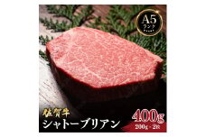 佐賀牛シャトーブリアン400g(200g×2枚) ／ 佐賀 大町町 肉 お肉 牛肉 フィレ ヒレ ステーキ シャトーブリアン 贈答 ブランド牛 A5 国産 霜降り ギフト グルメ 国産牛 特産品 お祝い 贈り物 ステーキ肉 冷凍