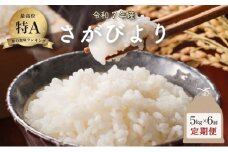令和7年産 さがびより 5kg×6回定期便 ／米 お米 返礼品 飯 ごはん 弁当 銘柄米 白米 県産米 佐賀県産 国産米 精米 ブランド米 おにぎり 国産 食品 人気 おすすめ ふるさと納税米 新米 精白米 主食 ご飯