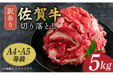 艶さし！訳あり！【A4～A5】 佐賀牛切り落とし 5kg (500g×10p)／ 佐賀牛 国産牛 大町町 贈り物 ギフト 佐賀県 冷凍 牛肉 牛丼 カレー 肉じゃが