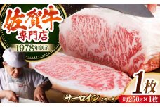 【最高級 A5ランク】佐賀牛 厚切り サーロイン ステーキ 約250g × 1枚 【肉の三栄】 [HAA001] 佐賀牛 霜降り サーロイン A5 牛肉 黒毛和牛 佐賀 和牛 ステーキ ギフト