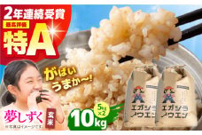 【先行予約】令和6年産 がばいうまかエガシライス ( 夢しずく ) 玄米 10kg ( 5kg×2袋 ) 【江頭農園】 [HAU005]