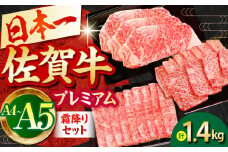 【2度の農林水産大臣賞】佐賀牛 プレミアム霜降りセット【田中畜産牛肉店】 [HBH071]