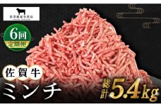 【全6回定期便】佐賀牛 ミンチ 900g ( 300g×3パック ) 【田中畜産牛肉店】 [HBH104]