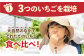 【先行予約】【五感で楽しむ】いちご狩り体験 チケット 3枚【花祭いちごの谷】 [HBN004]