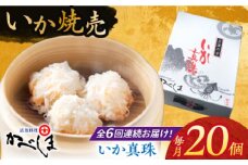【全6回定期便】かべしまのいか焼売 いか真珠 20個入り　【呼子かべしま直売所】 いか しゅうまい 焼売 いかしゅうまい イカしゅうまい いか焼売 イカ 烏賊 イカ焼売 [HCL039]