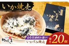 【全6回定期便】かべしまのいか焼売 いかすみ焼売 20個入り　【呼子かべしま直売所】 しゅうまい いか焼売 いか いかしゅうまい イカ墨 いかすみ いか墨 シュウマイ イカ 烏賊 [HCL043]