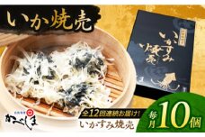 【全12回定期便】かべしまのいか焼売 いかすみ焼売 10個入り　【呼子かべしま直売所】 しゅうまい いか焼売 いか いかしゅうまい イカ墨 いかすみ いか墨 シュウマイ イカ 烏賊 [HCL052]