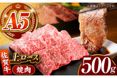 【全国有数のブランド牛】佐賀牛 上ロース（焼肉用） 500g 【がばいフーズ】 [HCS094] 佐賀牛 牛肉 肉 ロース 上ロース 焼肉 焼肉用 BBQ バーベキュー