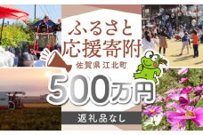 【返礼品なし】 佐賀県 江北町 ふるさと応援寄附金（5,000,000円分）【佐賀県江北町】 [HZZ035]