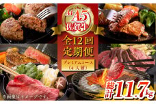 【全12回定期便】佐賀牛 プレミアムコース（4人前） 【がばいフーズ】 [HCS121]