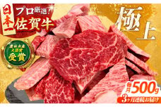【全3回定期便】佐賀牛 焼肉 切り落とし 500g 【田中畜産牛肉店】 佐賀牛 牛肉 精肉 肉 切り落とし 3回 3ヶ月 定期 [HBH154]