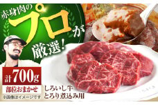 【牧場直送】佐賀県産 しろいし牛 とろり 煮込み用 700g【佐賀セントラル牧場】佐賀県産 肉 お肉 牛肉 カレー シチュー スネ ネック等 おすすめ オススメ 九州 佐賀県 白石町 [IAH009]