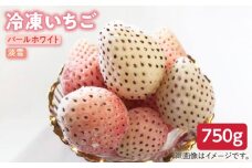 【先行予約】【贅沢2種食べ比べ】白石産冷凍いちご（淡雪・パールホワイト）750g【ハヤシダファーム】 九州 佐賀県 白石町 [IAQ002]
