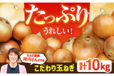 【先行予約】農家直送！玉葱農家のこだわり玉ねぎ 約10kg【玉葱農家 陣内ちひろ】玉葱 タマネギ たまねぎ 九州 佐賀県 白石町 [IAO001]
