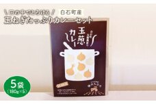 【口の中でとろける！】玉ねぎたっぷりカレーセット（5袋分）【玉葱農家 陣内ちひろ】玉ねぎ タマネギ 玉ネギ カレー 九州 佐賀県 白石町 [IAO007]