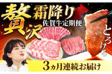 【牧場直送】【3回定期便】佐賀牛 贅沢 霜降り 定期便【佐賀セントラル牧場】佐賀県産 牛肉 お肉 肉 霜降り 国産 九州 佐賀県 白石町 [IAH086]
