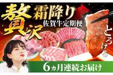 【牧場直送】【6回定期便】佐賀牛 贅沢 霜降り 定期便【佐賀セントラル牧場】佐賀県産 牛肉 お肉 肉 霜降り 国産 九州 佐賀県 白石町 [IAH087]