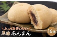 【おやつに大人気！】ほどよい甘さ 黒糖あんまん 16個入り【五反田茶屋】 九州 佐賀県 白石町 [IAM007]