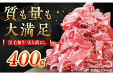 牧場直営店の黒毛和牛 切り落とし （400g×1パック）【川﨑畜産】佐賀県産 牛肉 切り落とし スライス 小分け 国産 牛肉 きりおとし すき焼き しゃぶしゃぶ 九州 佐賀県 白石町 [IAX043】