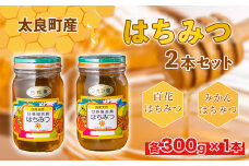 N-27 太良町産はちみつ2本セット【みかん蜜300ｇ、百花蜜300ｇ】　はちみつ ハチミツ 蜂蜜 ジャム みかんジャム 柑橘 みかん蜜 百花蜜 国産はちみつ 佐賀県産 太良町 こだわり 贈答品 お中元 お歳暮 セット