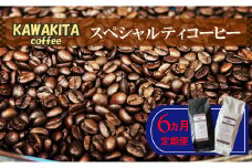 V-8 ［かわきたコーヒー］スペシャルティコーヒー 200g×2種【豆】6カ月定期便 定期便 6か月 1回 2種類 各200g コーヒー豆 珈琲豆 焙煎 スペシャルティコーヒー 太良町 佐賀